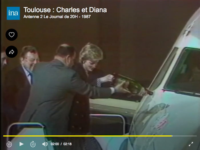 Lady Diana baptise l'A320
